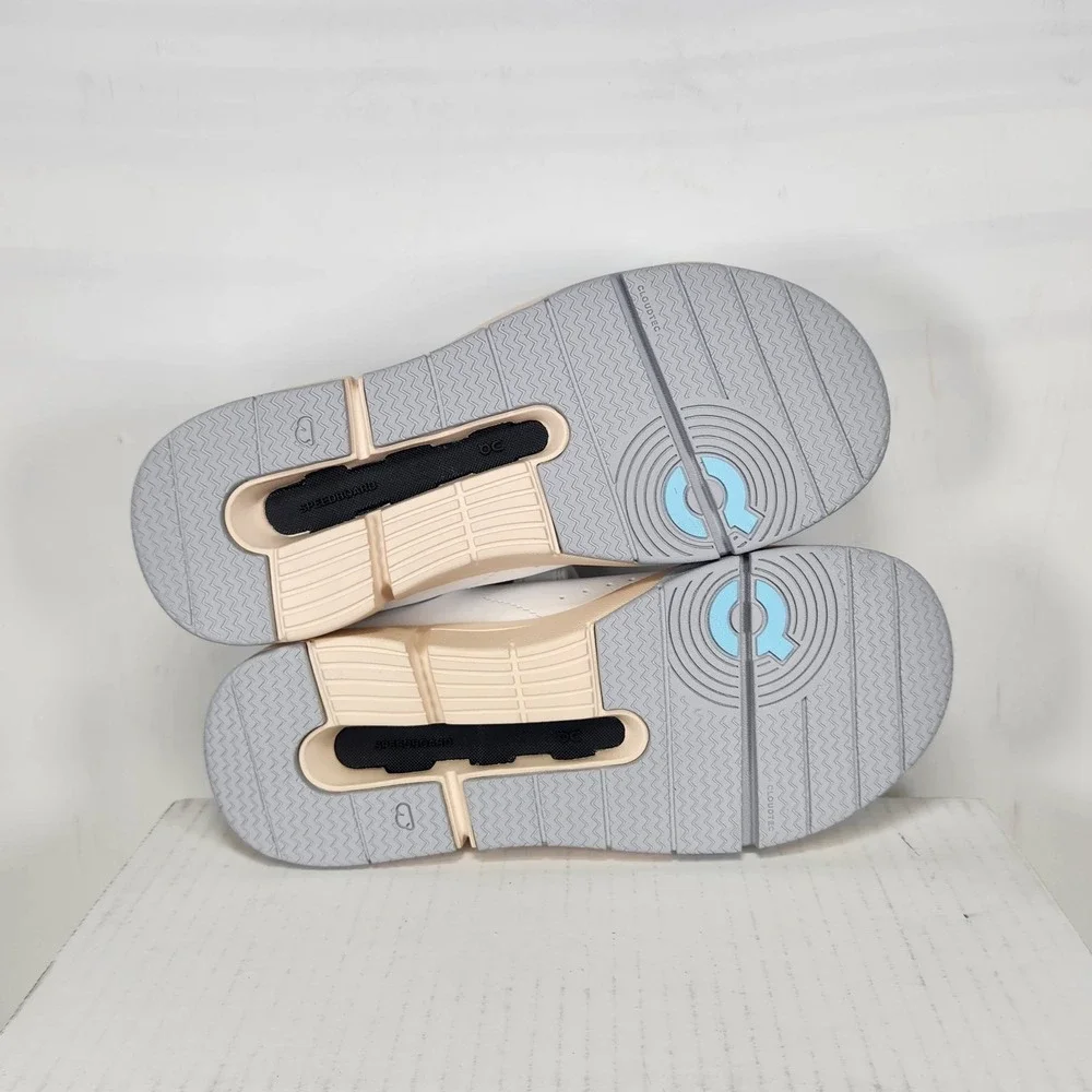 On Running The Roger Kids Size 13.5 White Glacier Hook-and-Loop Sneakers